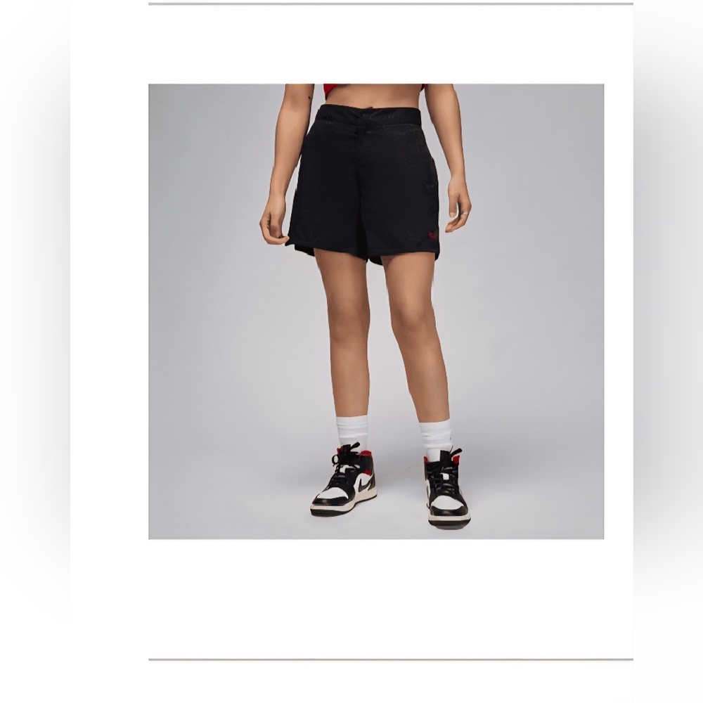 Women's Black Athletic Shorts